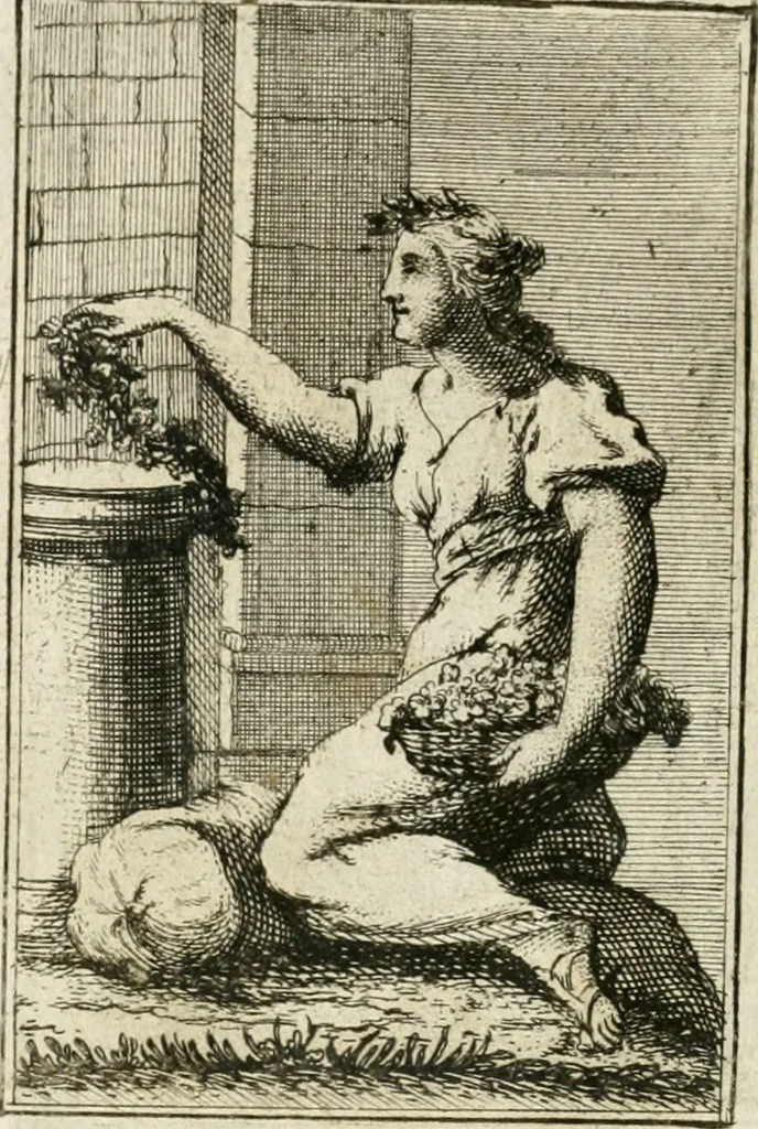 An illustration from Iconologie, tirée de divers auteurs : ouvrage utile aux gens de lettres, aux poëtes, aux artistes, & généralement à tous les amateurs des beaux-arts, 1766, leaf 161