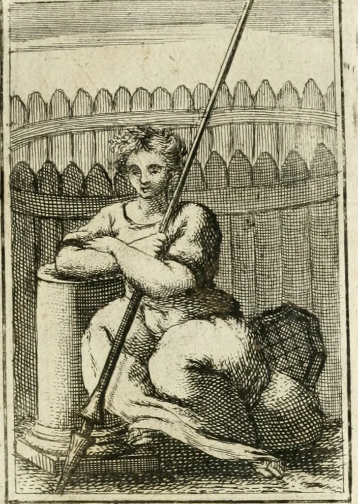 An illustration from Iconologie, tirée de divers auteurs : ouvrage utile aux gens de lettres, aux poëtes, aux artistes, & généralement à tous les amateurs des beaux-arts, 1766, leaf 162