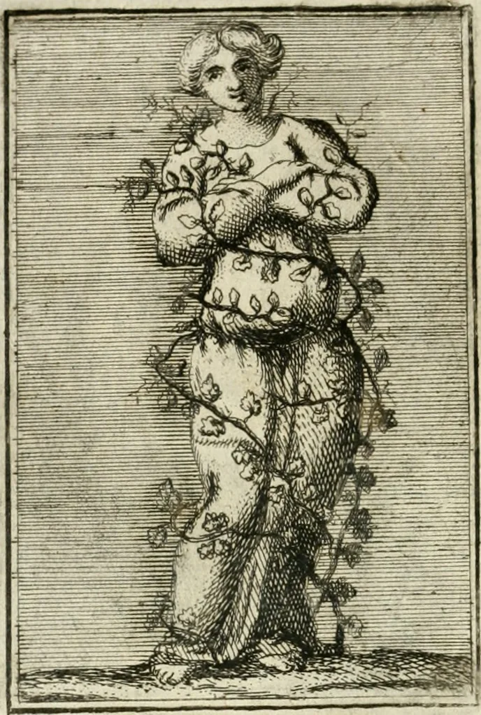An illustration from Iconologie, tirée de divers auteurs : ouvrage utile aux gens de lettres, aux poëtes, aux artistes, & généralement à tous les amateurs des beaux-arts, 1766, leaf 167
