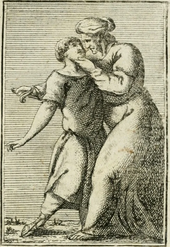 An illustration from Iconologie, tirée de divers auteurs : ouvrage utile aux gens de lettres, aux poëtes, aux artistes, & généralement à tous les amateurs des beaux-arts, 1766, leaf 174