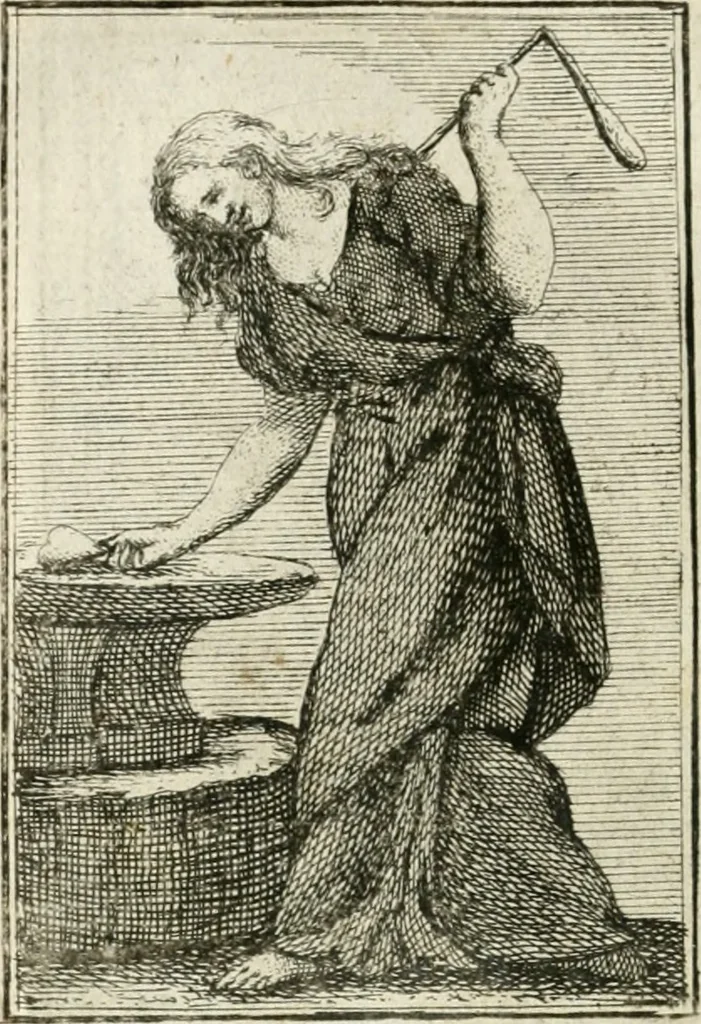 An illustration from Iconologie, tirée de divers auteurs : ouvrage utile aux gens de lettres, aux poëtes, aux artistes, & généralement à tous les amateurs des beaux-arts, 1766, leaf 177