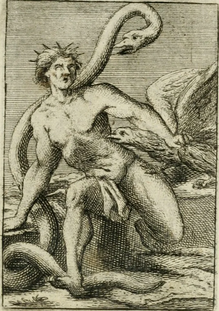 An illustration from Iconologie, tirée de divers auteurs : ouvrage utile aux gens de lettres, aux poëtes, aux artistes, & généralement à tous les amateurs des beaux-arts, 1766, leaf 180