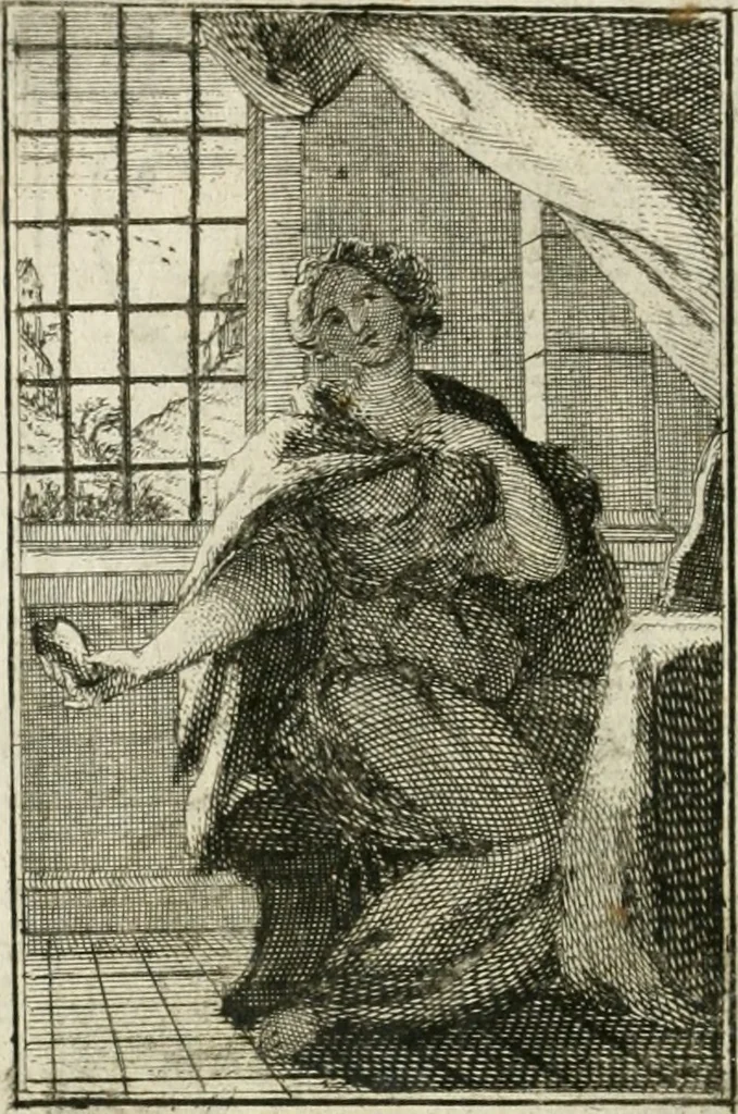 An illustration from Iconologie, tirée de divers auteurs : ouvrage utile aux gens de lettres, aux poëtes, aux artistes, & généralement à tous les amateurs des beaux-arts, 1766, leaf 189