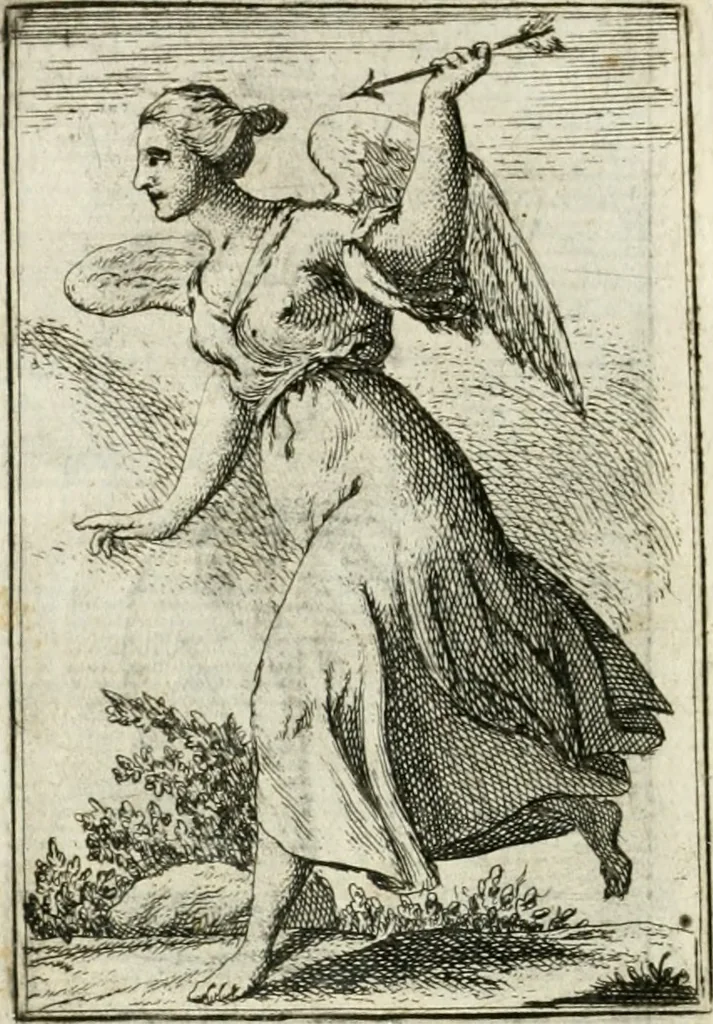 An illustration from Iconologie, tirée de divers auteurs : ouvrage utile aux gens de lettres, aux poëtes, aux artistes, & généralement à tous les amateurs des beaux-arts, 1766, leaf 191