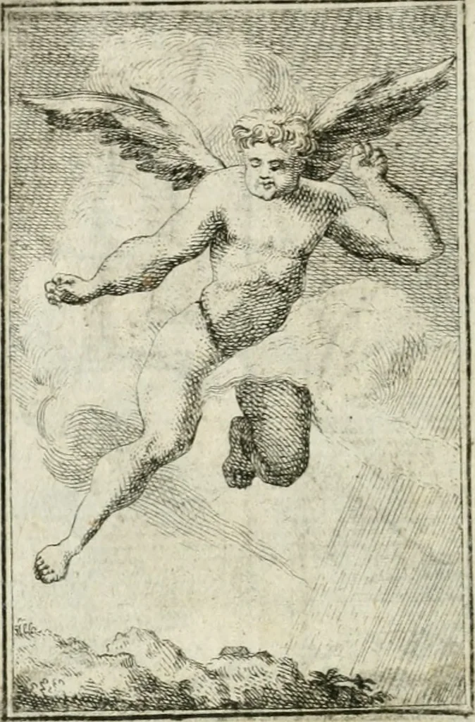 An illustration from Iconologie, tirée de divers auteurs : ouvrage utile aux gens de lettres, aux poëtes, aux artistes, & généralement à tous les amateurs des beaux-arts, 1766, leaf 197