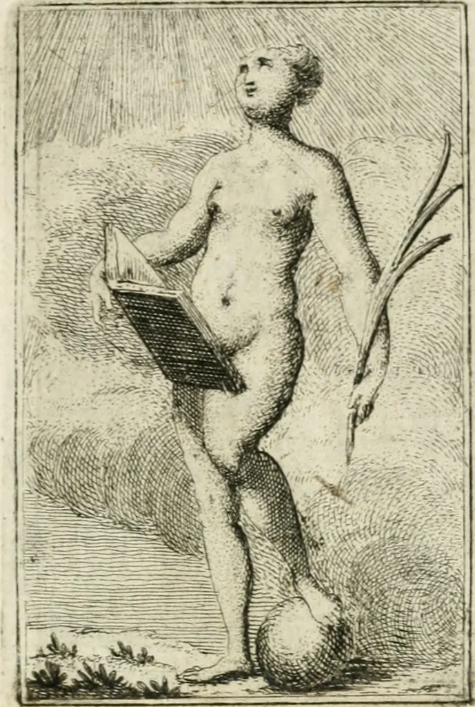 An illustration from Iconologie, tirée de divers auteurs : ouvrage utile aux gens de lettres, aux poëtes, aux artistes, & généralement à tous les amateurs des beaux-arts, 1766, leaf 198