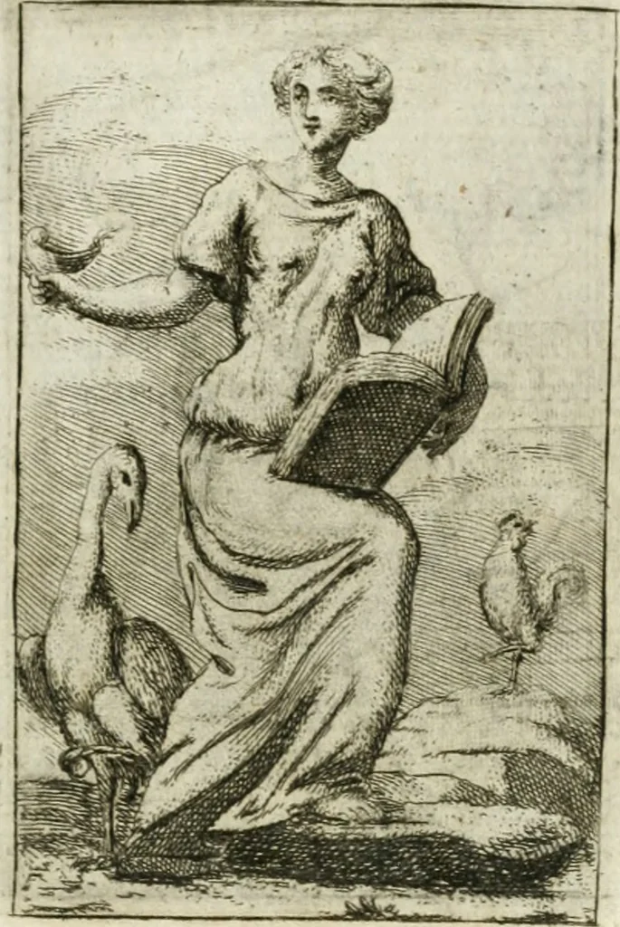 An illustration from Iconologie, tirée de divers auteurs : ouvrage utile aux gens de lettres, aux poëtes, aux artistes, & généralement à tous les amateurs des beaux-arts, 1766, leaf 208