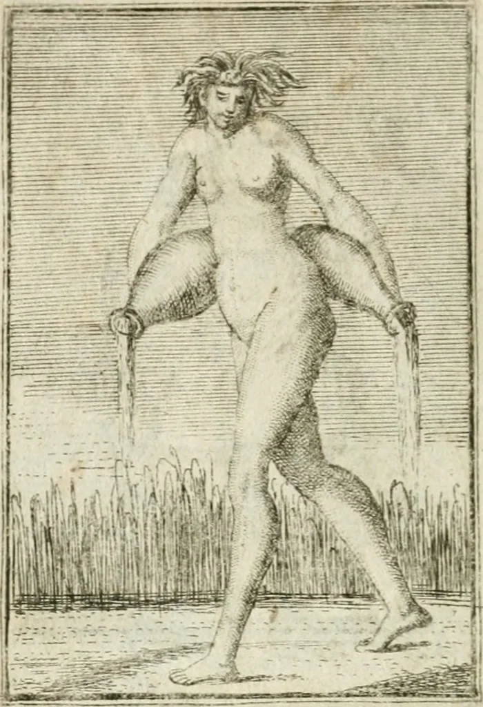 An illustration from Iconologie, tirée de divers auteurs : ouvrage utile aux gens de lettres, aux poëtes, aux artistes, & généralement à tous les amateurs des beaux-arts, 1766, leaf 21