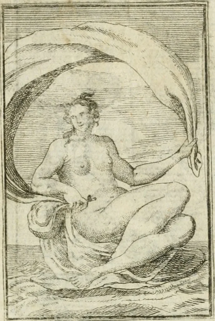 An illustration from Iconologie, tirée de divers auteurs : ouvrage utile aux gens de lettres, aux poëtes, aux artistes, & généralement à tous les amateurs des beaux-arts, 1766, leaf 22
