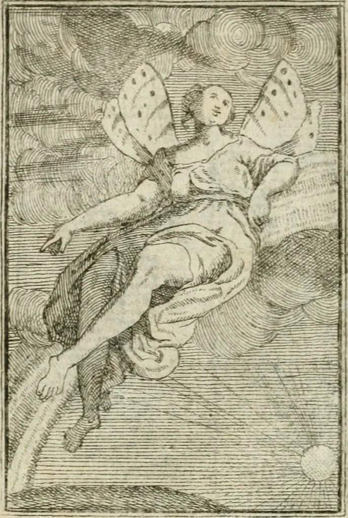 An illustration from Iconologie, tirée de divers auteurs : ouvrage utile aux gens de lettres, aux poëtes, aux artistes, & généralement à tous les amateurs des beaux-arts, 1766, leaf 25
