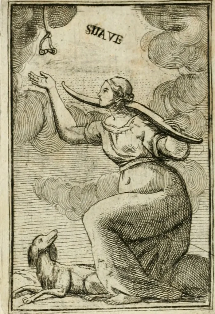 An illustration from Iconologie, tirée de divers auteurs : ouvrage utile aux gens de lettres, aux poëtes, aux artistes, & généralement à tous les amateurs des beaux-arts, 1766, leaf 31