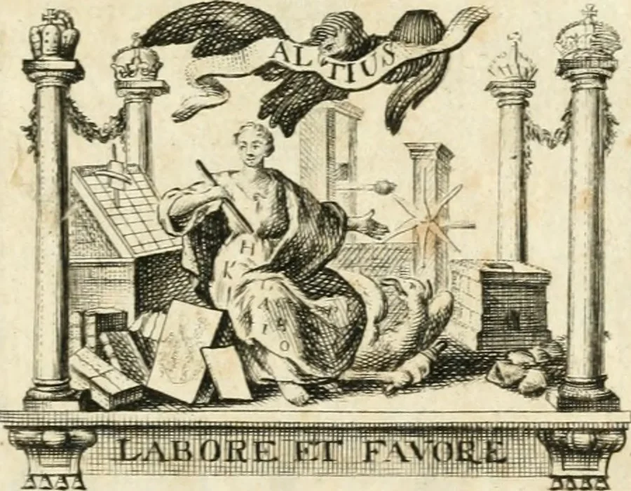 An illustration from Iconologie, tirée de divers auteurs : ouvrage utile aux gens de lettres, aux poëtes, aux artistes, & généralement à tous les amateurs des beaux-arts, 1766, leaf 4