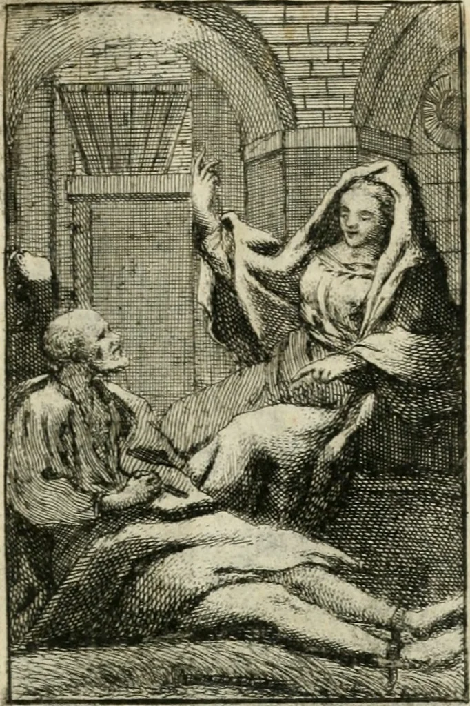 An illustration from Iconologie, tirée de divers auteurs : ouvrage utile aux gens de lettres, aux poëtes, aux artistes, & généralement à tous les amateurs des beaux-arts, 1766, leaf 42