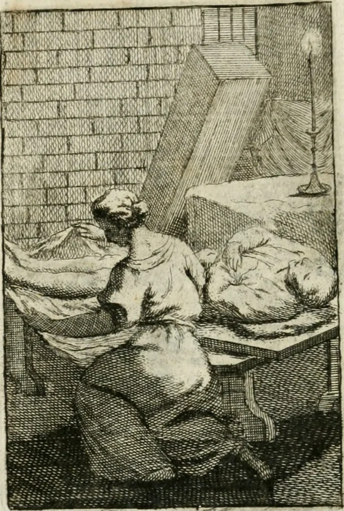 An illustration from Iconologie, tirée de divers auteurs : ouvrage utile aux gens de lettres, aux poëtes, aux artistes, & généralement à tous les amateurs des beaux-arts, 1766, leaf 43