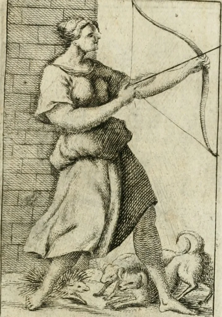 An illustration from Iconologie, tirée de divers auteurs : ouvrage utile aux gens de lettres, aux poëtes, aux artistes, & généralement à tous les amateurs des beaux-arts, 1766, leaf 44