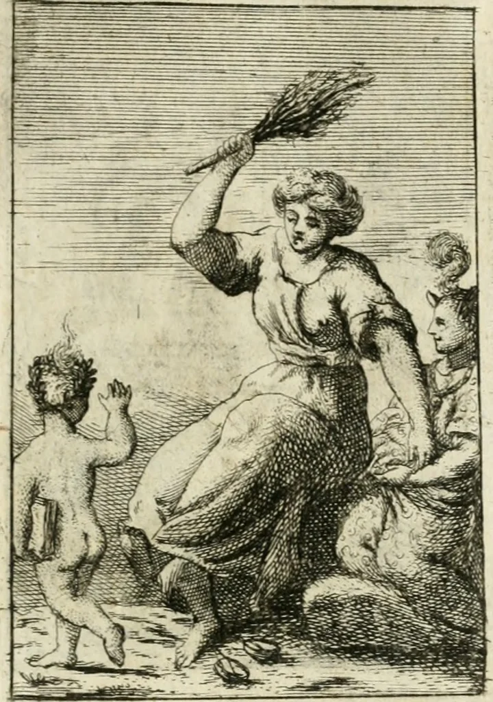 An illustration from Iconologie, tirée de divers auteurs : ouvrage utile aux gens de lettres, aux poëtes, aux artistes, & généralement à tous les amateurs des beaux-arts, 1766, leaf 54