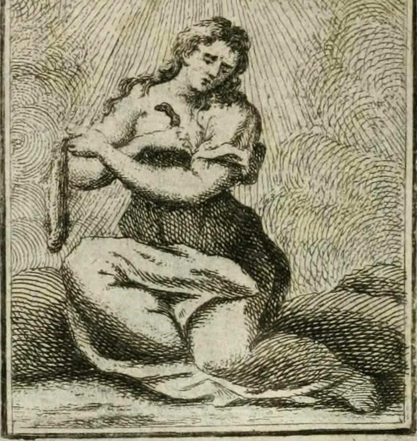 An illustration from Iconologie, tirée de divers auteurs : ouvrage utile aux gens de lettres, aux poëtes, aux artistes, & généralement à tous les amateurs des beaux-arts, 1766, leaf 63