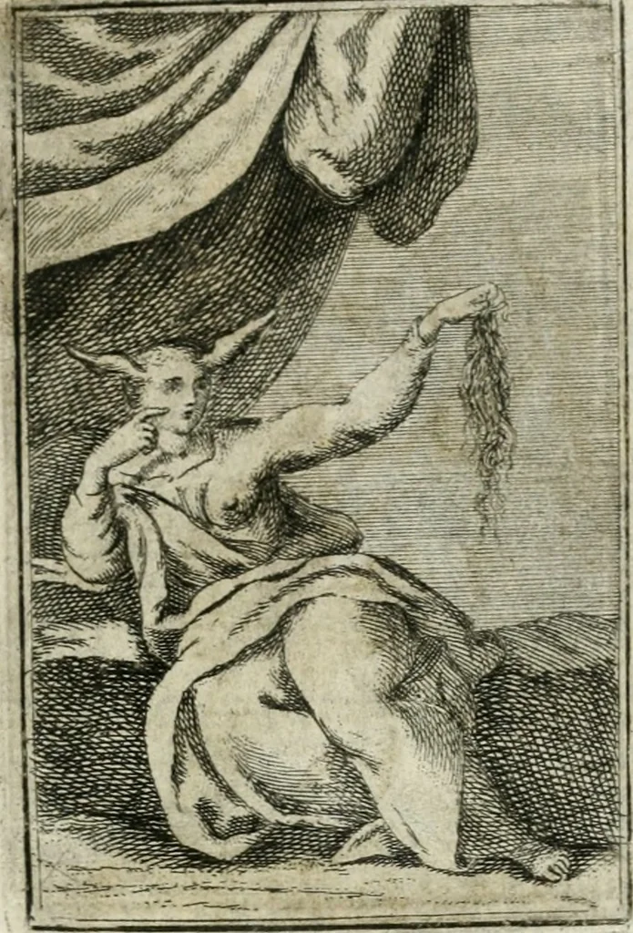 An illustration from Iconologie, tirée de divers auteurs : ouvrage utile aux gens de lettres, aux poëtes, aux artistes, & généralement à tous les amateurs des beaux-arts, 1766, leaf 66