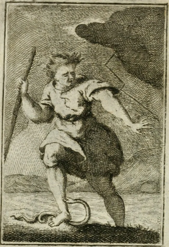 An illustration from Iconologie, tirée de divers auteurs : ouvrage utile aux gens de lettres, aux poëtes, aux artistes, & généralement à tous les amateurs des beaux-arts, 1766, leaf 67