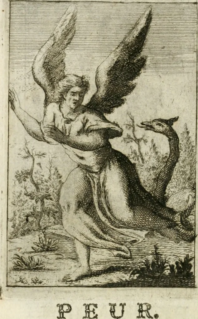 An illustration from Iconologie, tirée de divers auteurs : ouvrage utile aux gens de lettres, aux poëtes, aux artistes, & généralement à tous les amateurs des beaux-arts, 1766, leaf 71