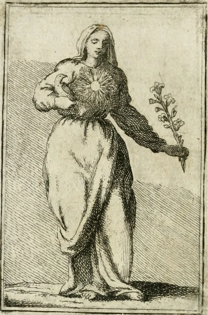 An illustration from Iconologie, tirée de divers auteurs : ouvrage utile aux gens de lettres, aux poëtes, aux artistes, & généralement à tous les amateurs des beaux-arts, 1766, leaf 95