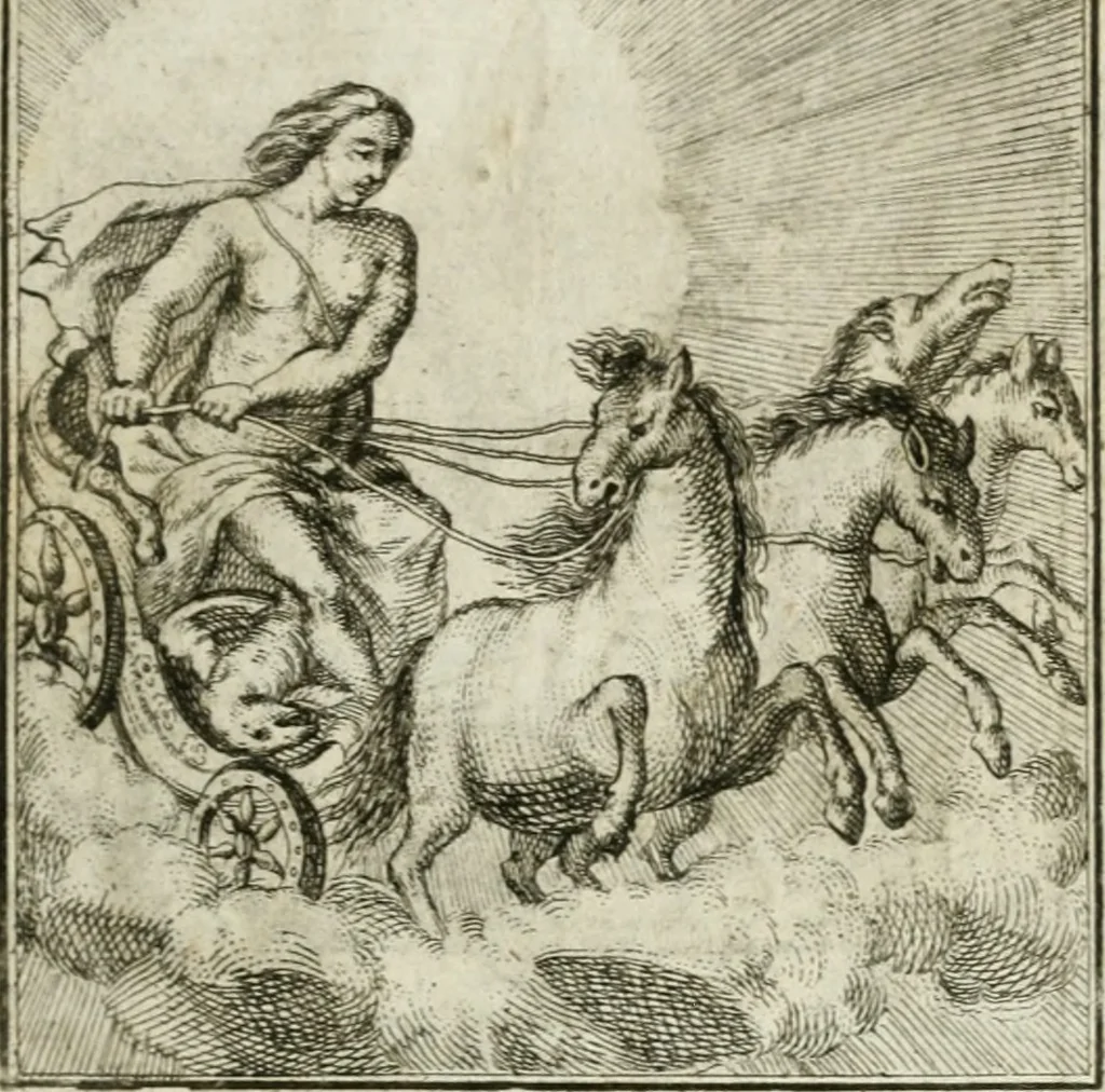 An illustration from Iconologie, tirée de divers auteurs : ouvrage utile aux gens de lettres, aux poëtes, aux artistes, & généralement à tous les amateurs des beaux-arts, 1766, leaf 102
