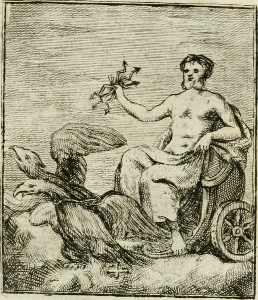 An illustration from Iconologie, tirée de divers auteurs : ouvrage utile aux gens de lettres, aux poëtes, aux artistes, & généralement à tous les amateurs des beaux-arts, 1766, leaf 104
