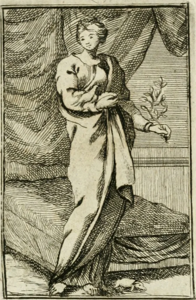 An illustration from Iconologie, tirée de divers auteurs : ouvrage utile aux gens de lettres, aux poëtes, aux artistes, & généralement à tous les amateurs des beaux-arts, 1766, leaf 108