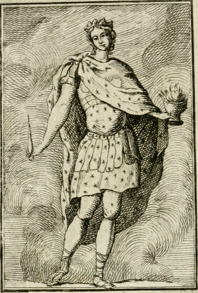 An illustration from Iconologie, tirée de divers auteurs : ouvrage utile aux gens de lettres, aux poëtes, aux artistes, & généralement à tous les amateurs des beaux-arts, 1766, leaf 111