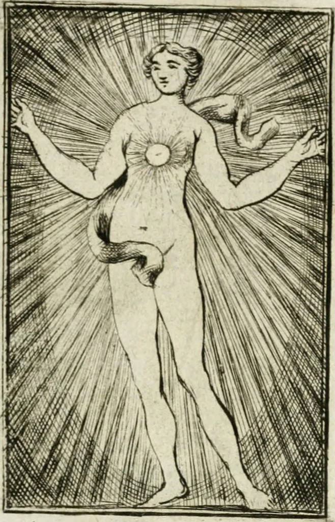 An illustration from Iconologie, tirée de divers auteurs : ouvrage utile aux gens de lettres, aux poëtes, aux artistes, & généralement à tous les amateurs des beaux-arts, 1766, leaf 112