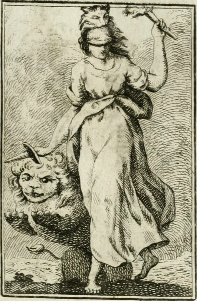 An illustration from Iconologie, tirée de divers auteurs : ouvrage utile aux gens de lettres, aux poëtes, aux artistes, & généralement à tous les amateurs des beaux-arts, 1766, leaf 114