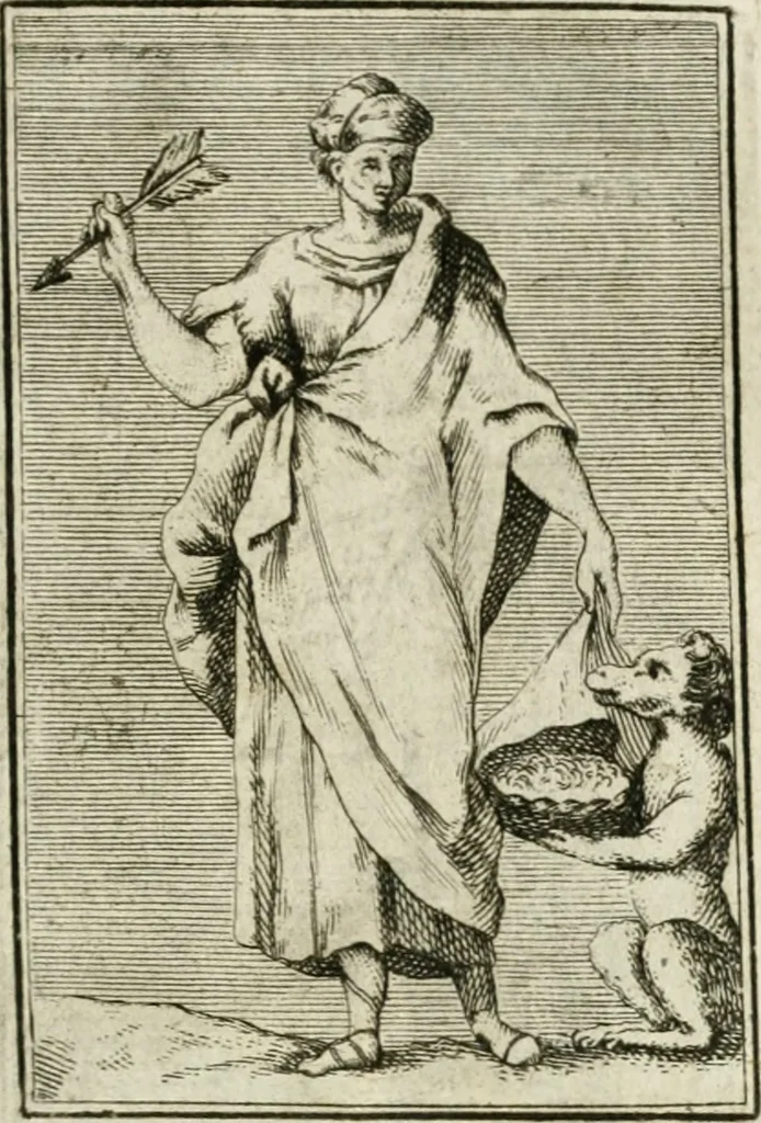 An illustration from Iconologie, tirée de divers auteurs : ouvrage utile aux gens de lettres, aux poëtes, aux artistes, & généralement à tous les amateurs des beaux-arts, 1766, leaf 116