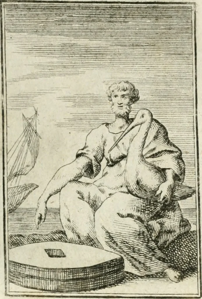 An illustration from Iconologie, tirée de divers auteurs : ouvrage utile aux gens de lettres, aux poëtes, aux artistes, & généralement à tous les amateurs des beaux-arts, 1766, leaf 118