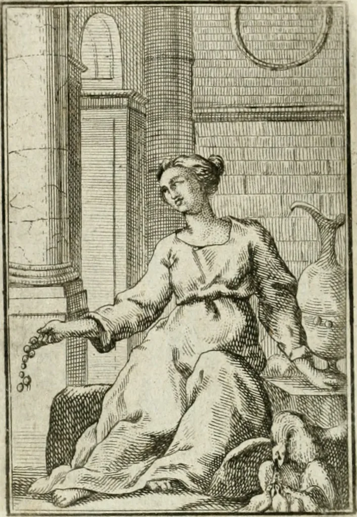 An illustration from Iconologie, tirée de divers auteurs : ouvrage utile aux gens de lettres, aux poëtes, aux artistes, & généralement à tous les amateurs des beaux-arts, 1766, leaf 119