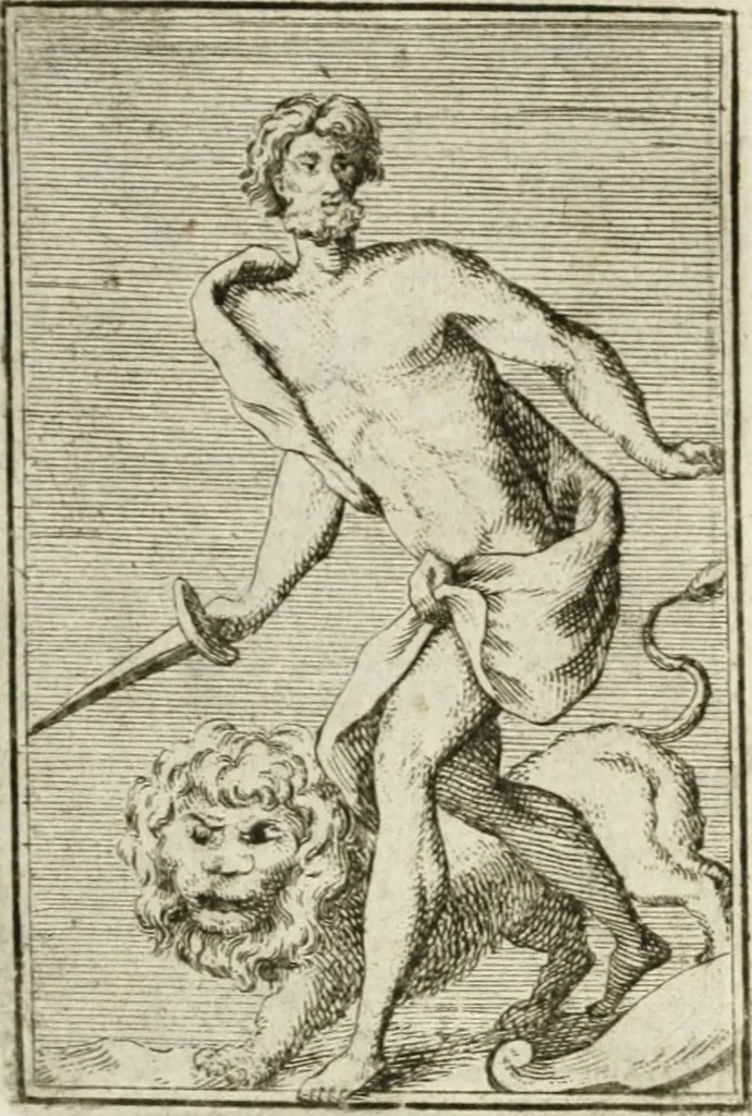 An illustration from Iconologie, tirée de divers auteurs : ouvrage utile aux gens de lettres, aux poëtes, aux artistes, & généralement à tous les amateurs des beaux-arts, 1766, leaf 120