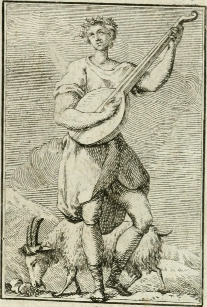 An illustration from Iconologie, tirée de divers auteurs : ouvrage utile aux gens de lettres, aux poëtes, aux artistes, & généralement à tous les amateurs des beaux-arts, 1766, leaf 121
