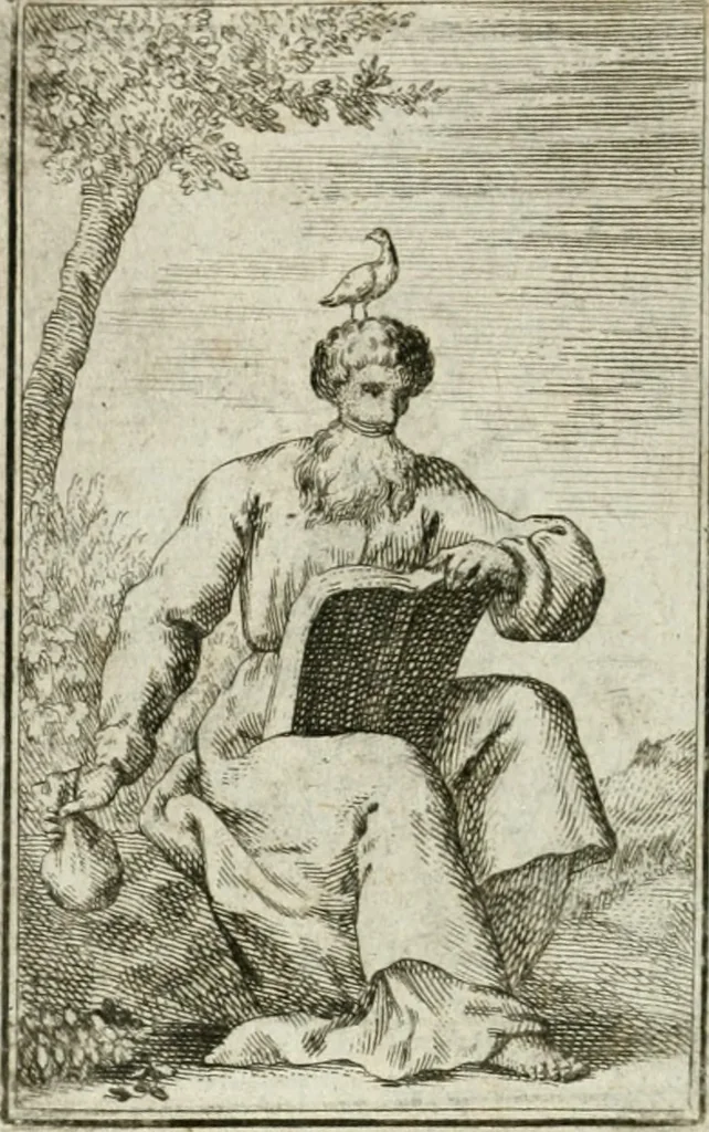 An illustration from Iconologie, tirée de divers auteurs : ouvrage utile aux gens de lettres, aux poëtes, aux artistes, & généralement à tous les amateurs des beaux-arts, 1766, leaf 123