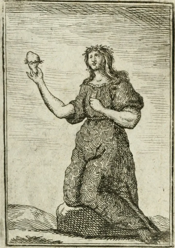 An illustration from Iconologie, tirée de divers auteurs : ouvrage utile aux gens de lettres, aux poëtes, aux artistes, & généralement à tous les amateurs des beaux-arts, 1766, leaf 124
