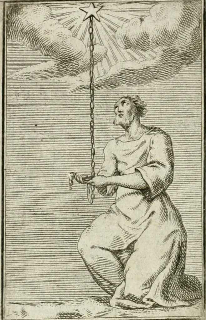 An illustration from Iconologie, tirée de divers auteurs : ouvrage utile aux gens de lettres, aux poëtes, aux artistes, & généralement à tous les amateurs des beaux-arts, 1766, leaf 131