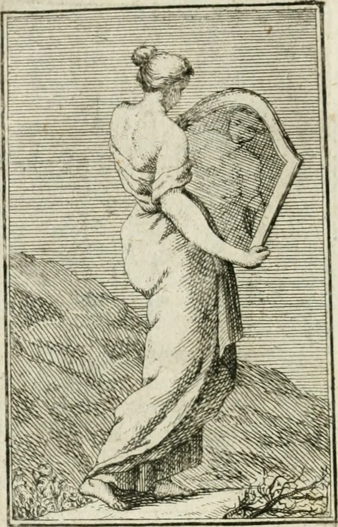 An illustration from Iconologie, tirée de divers auteurs : ouvrage utile aux gens de lettres, aux poëtes, aux artistes, & généralement à tous les amateurs des beaux-arts, 1766, leaf 133