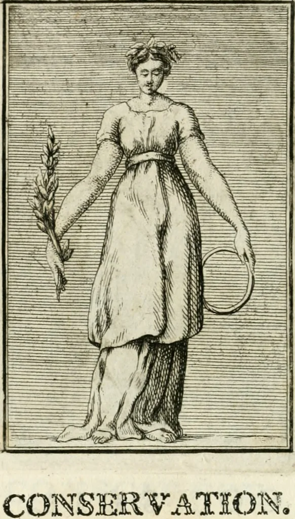 An illustration from Iconologie, tirée de divers auteurs : ouvrage utile aux gens de lettres, aux poëtes, aux artistes, & généralement à tous les amateurs des beaux-arts, 1766, leaf 135