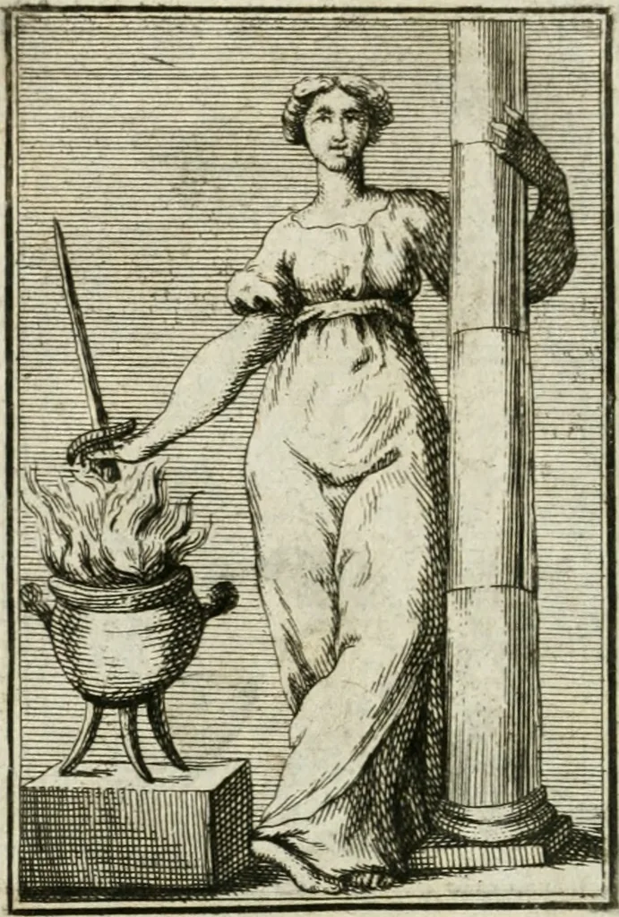 An illustration from Iconologie, tirée de divers auteurs : ouvrage utile aux gens de lettres, aux poëtes, aux artistes, & généralement à tous les amateurs des beaux-arts, 1766, leaf 137