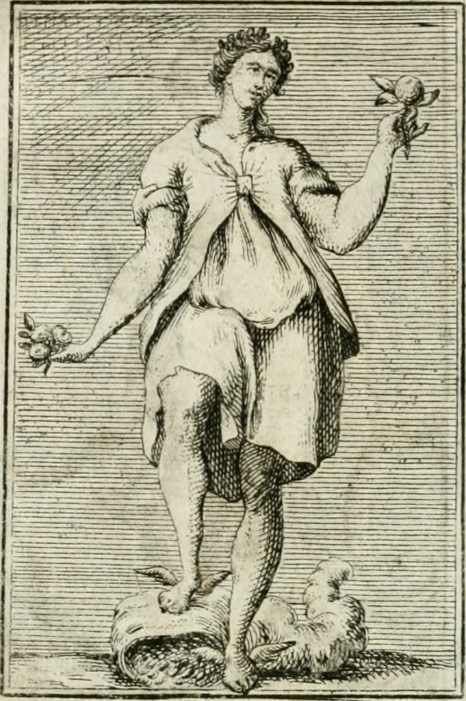 An illustration from Iconologie, tirée de divers auteurs : ouvrage utile aux gens de lettres, aux poëtes, aux artistes, & généralement à tous les amateurs des beaux-arts, 1766, leaf 139