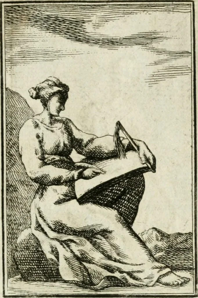 An illustration from Iconologie, tirée de divers auteurs : ouvrage utile aux gens de lettres, aux poëtes, aux artistes, & généralement à tous les amateurs des beaux-arts, 1766, leaf 148