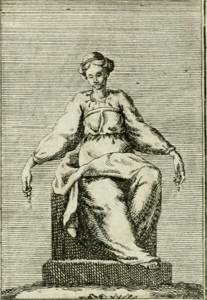 An illustration from Iconologie, tirée de divers auteurs : ouvrage utile aux gens de lettres, aux poëtes, aux artistes, & généralement à tous les amateurs des beaux-arts, 1766, leaf 153