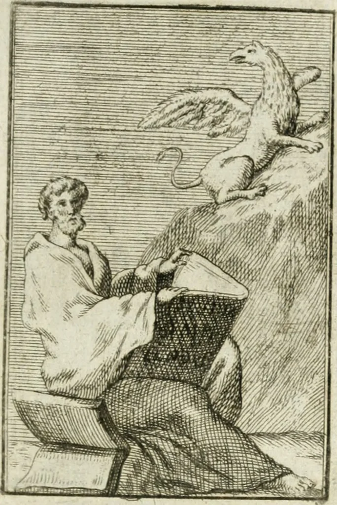 An illustration from Iconologie, tirée de divers auteurs : ouvrage utile aux gens de lettres, aux poëtes, aux artistes, & généralement à tous les amateurs des beaux-arts, 1766, leaf 156