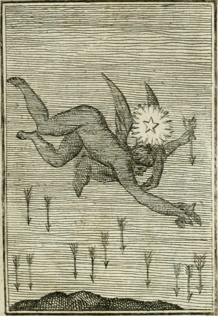 An illustration from Iconologie, tirée de divers auteurs : ouvrage utile aux gens de lettres, aux poëtes, aux artistes, & généralement à tous les amateurs des beaux-arts, 1766, leaf 158
