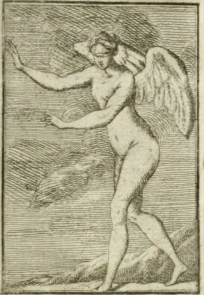 An illustration from Iconologie, tirée de divers auteurs : ouvrage utile aux gens de lettres, aux poëtes, aux artistes, & généralement à tous les amateurs des beaux-arts, 1766, leaf 160