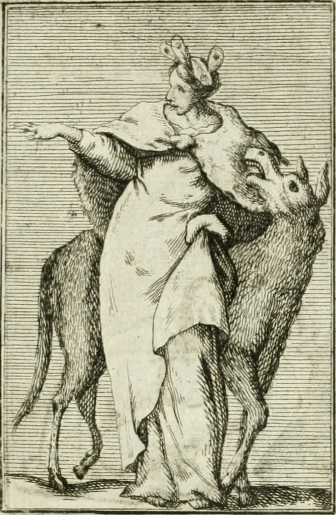 An illustration from Iconologie, tirée de divers auteurs : ouvrage utile aux gens de lettres, aux poëtes, aux artistes, & généralement à tous les amateurs des beaux-arts, 1766, leaf 168