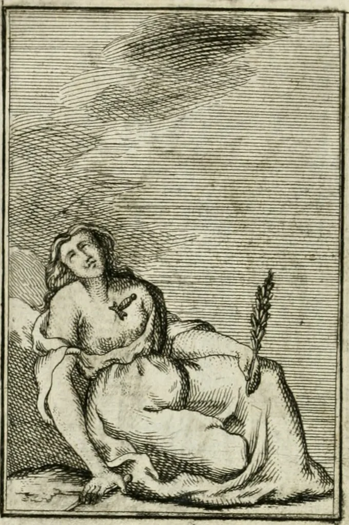 An illustration from Iconologie, tirée de divers auteurs : ouvrage utile aux gens de lettres, aux poëtes, aux artistes, & généralement à tous les amateurs des beaux-arts, 1766, leaf 169